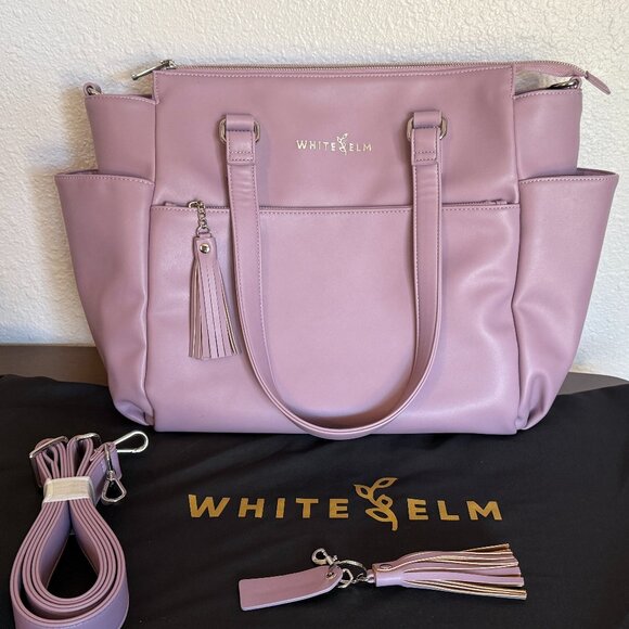 White Elm Gemini Tote Backpack Spring 25 Heather Purple - Picture 1 of 6
